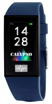 Image of Calypso Unisex Smartime Blue Silicone Strap + Free Strap Watch