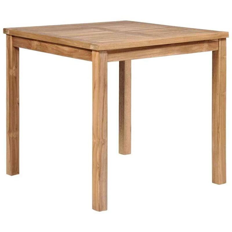 Image of VIDAXL Garden Table 80x80x77cm Solid Teak Wood Vidaxl 8718475714019