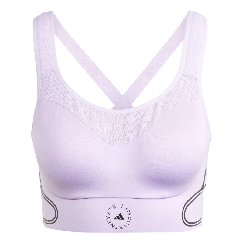 Image of adidas Womens Non-Wired High Impact Sports Bra Purple female 2XSD