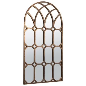 Image of Gallery Khadra Window Mirror - Gold
