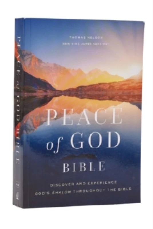 Image of Peace of God Bible: Discover and Experience God's Shalom Throughout the Bible (NKJV, Softcover, Red Letter, Comfort Print) Paperback / softback