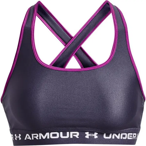 Image of Under Armour Armour Medium Support Crossback Bra Womens - Purple 8