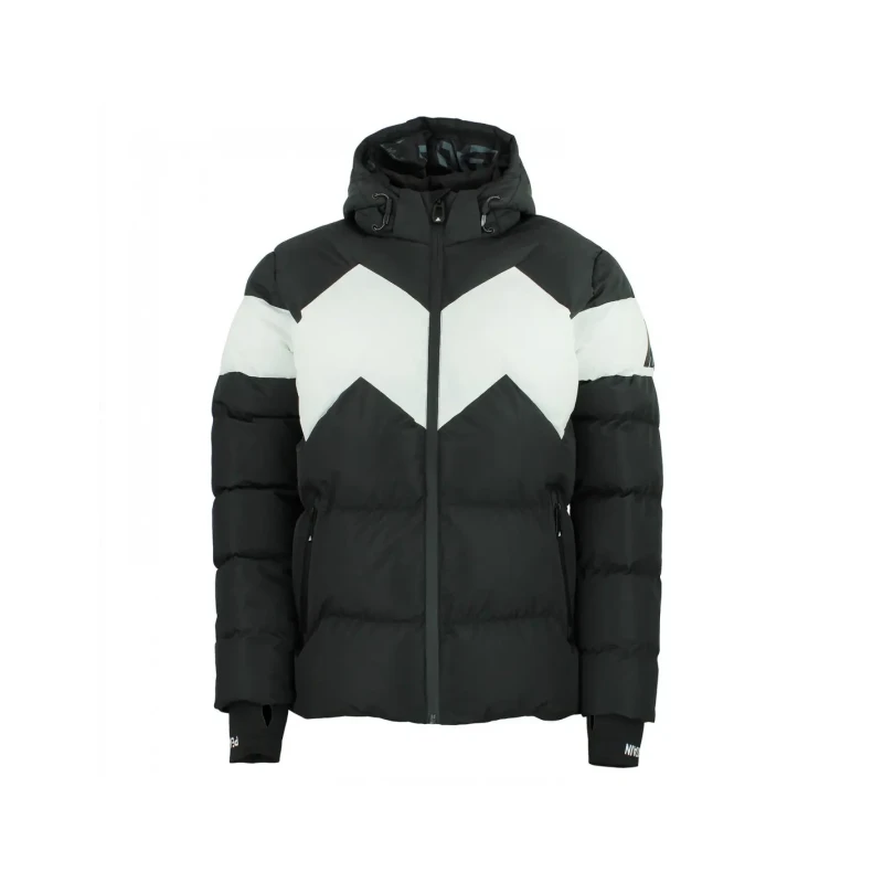 Image of Peak Mountain Peak Mountain's Chevron Ski Puffer Noir Male L CERULIS/NM/N/NOIR