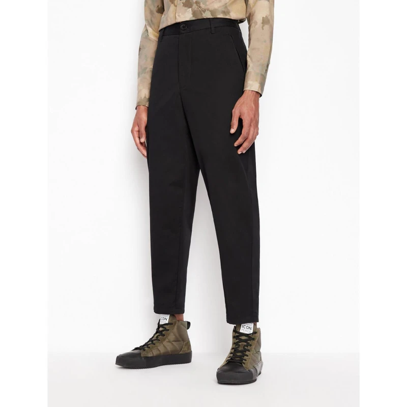 Image of Armani Exchange Trousers Straight Trousers 28R Black 31764003285