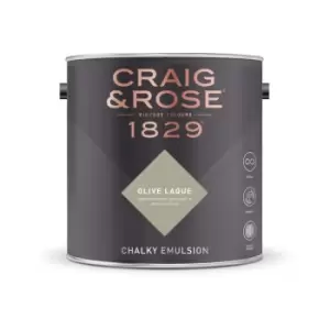 Image of Craig & Rose Chalky Emulsion Olive Laque - 5L
