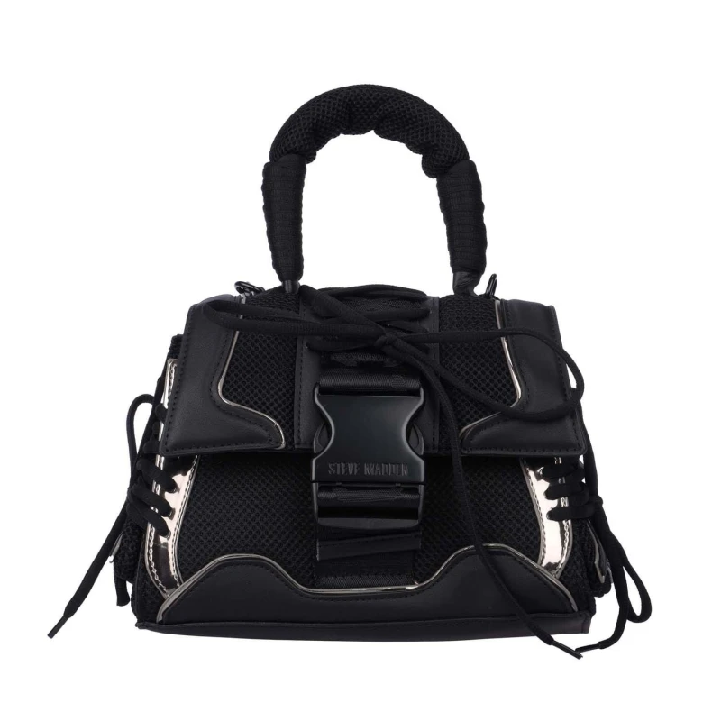 Image of Steve Madden Womens Bdiego Top Handle Bag Black/Silver female One Size