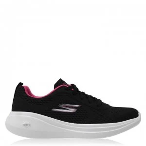 Image of Skechers GoRun Fast Glide Ladies Trainers - Black/Pink