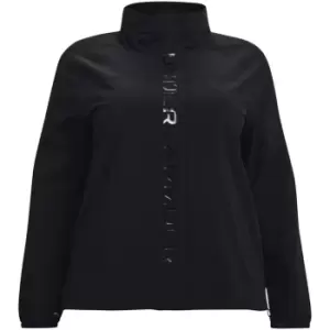 Image of Under Armour Rush Zip Jacket Womens - Black