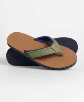 Image of Superdry Surf Leather Flip Flops