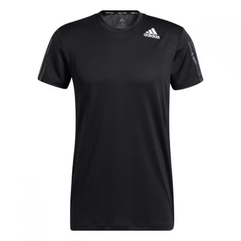 Image of adidas Heat Rdy 3S Tee - Black