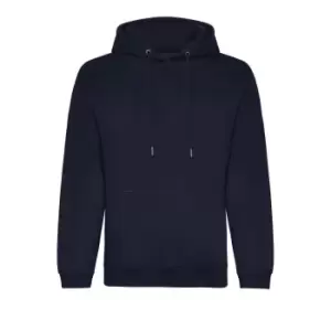Image of Awdis Mens Organic Hoodie (S) (French Navy)