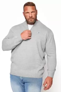 Image of Quarter Zip Knitted Jumper