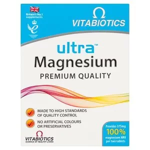 Image of Vitabiotics Ultra Magnesium X 30 tablets