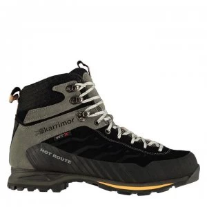 Image of Karrimor Hot Route Mid Mens Walking Boots - Black/Orange