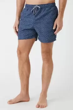 Image of Navy Geo Swim Short