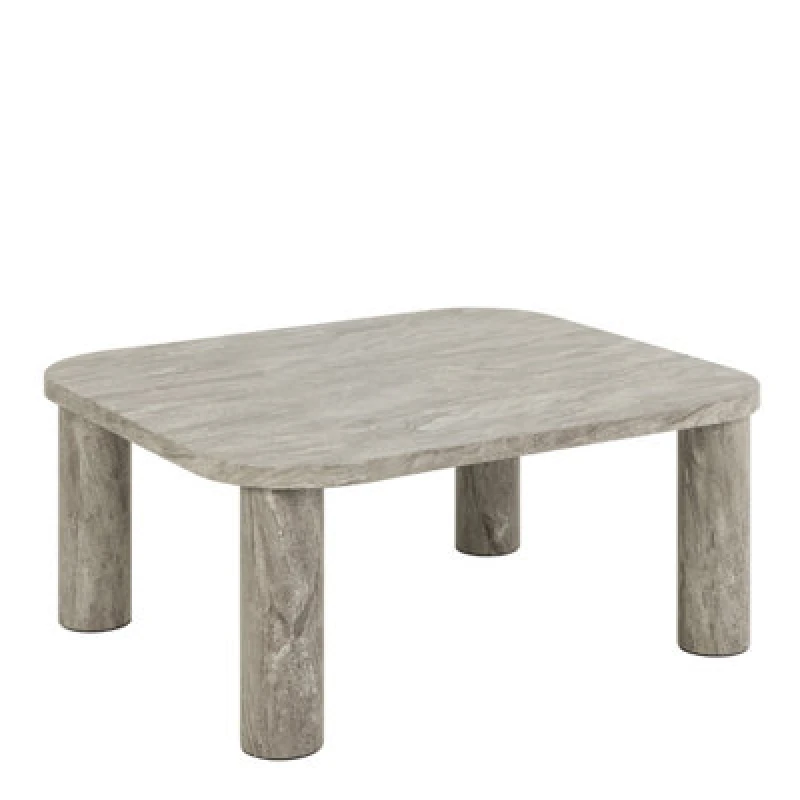 Image of Furniture To Go Solano Square Coffee Table In Grey 60 X 60 Cm