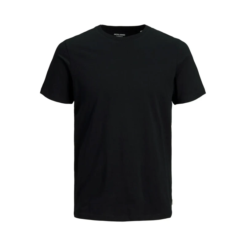 Image of jack & jones Organic Cotton T-Shirt with Crew Neck Black Men XS;S;M;L;XL;XXL