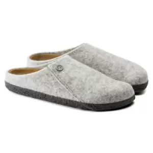 Image of Birkenstock Unisex Zermatt Wool Felt Slipper Light Gray UK 5.5