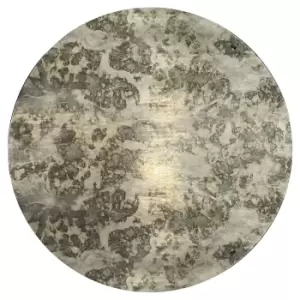 Image of Large Circular Antique Mirror