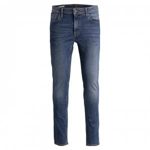Image of Jack and Jones Liam Skinny Jeans - Mid Wash 005