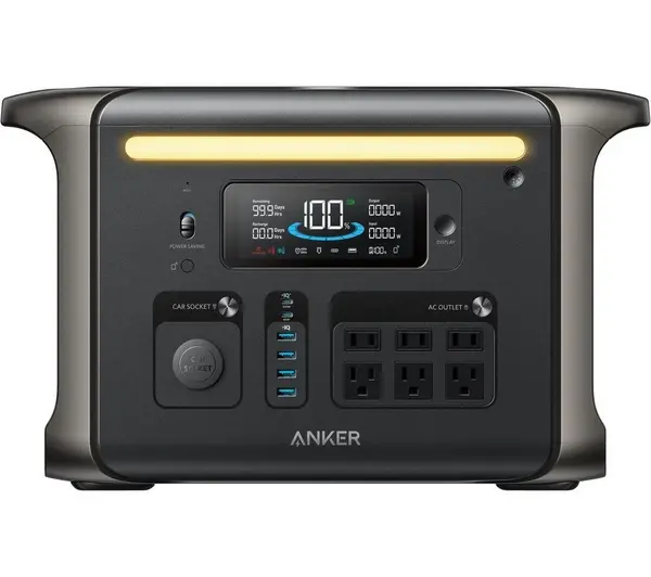Image of ANKER SOLIX F1500 1536 Wh Portable Power Station, Black 194644153359