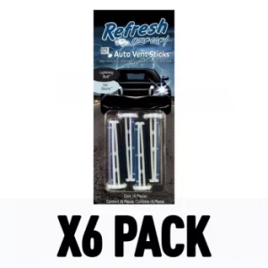 Image of Lightning Bolt & Ice Storm (Pack Of 6) Refresh Vent Stick