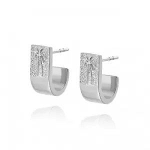 Image of Palm Beach Stud Sterling Silver Earrings WE06_SLV