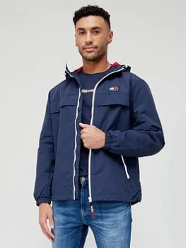 Image of Tommy Jeans Chicago Windbreaker Jacket - Twilight Navy, Twilight Navy Size XL Men