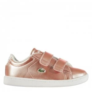 Image of Lacoste Carnaby Evo V2 Trainers - Pink Metallic