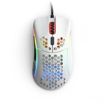 Image of Glorious PC Gaming Race Model D USB RGB Optical Gaming Mouse - Glossy White