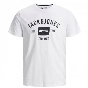 Image of Jack and Jones Core Corporate T Shirt - White