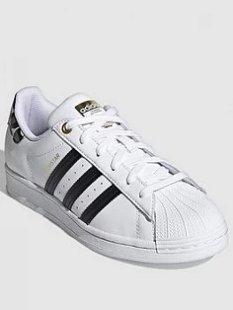 Image of adidas Originals Superstar - White/Leopard, White/Leopard, Size 4, Women