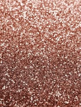 Image of Catherine Lansfield Rose Gold Glitter Wallpaper