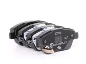 Image of ATE Brake pad set OPEL,VAUXHALL 13.0460-3839.2 1605184,1605226,1605258 1605353,1605357,1605359,93169174,93169254,93189815,93191697,93191698,95513810