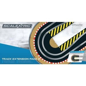 Image of Hairpin Curve Track Extension Pack 3 Scalextric Accessory Pack