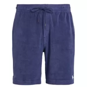 Image of Polo Ralph Lauren Cotton Terry Shorts - Blue