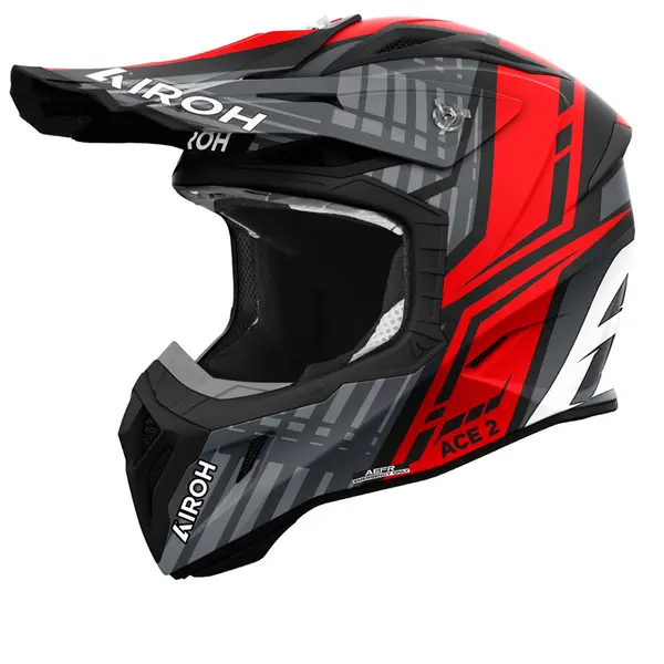 Image of Airoh Aviator Ace 2 Proud Red Matt Offroad Helmet Size XL