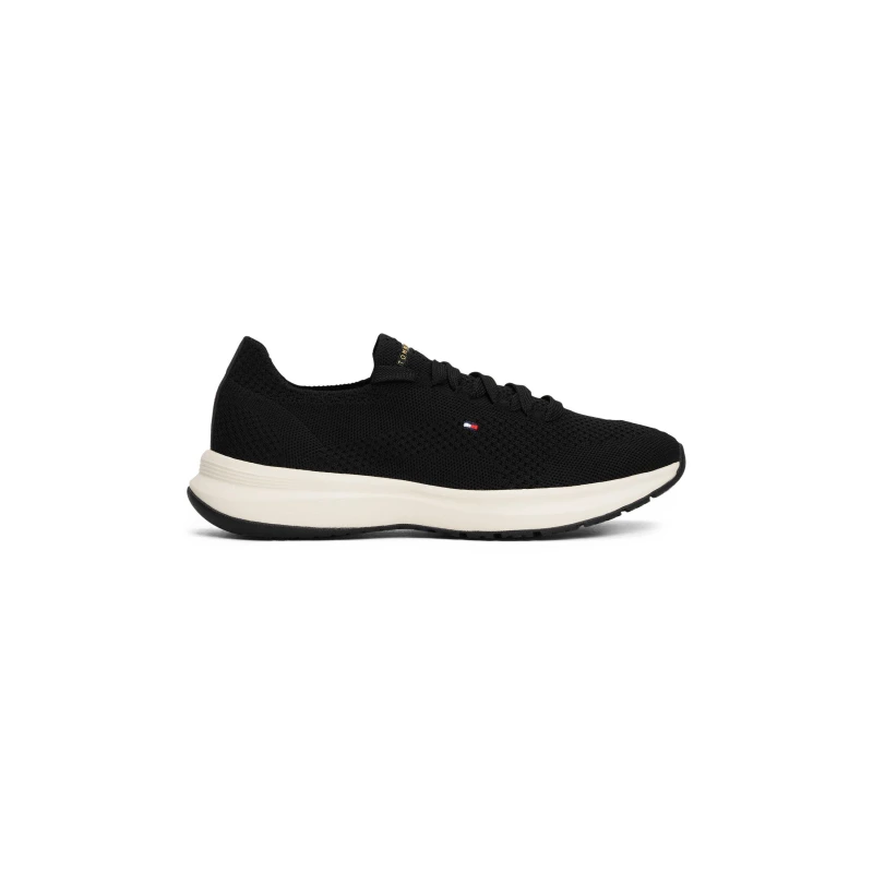 Image of Tommy Hilfiger Womens Heritage Low-Top Trainers Black female 4 (37)
