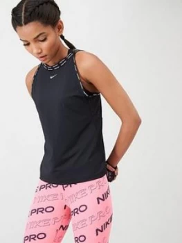 Image of Nike Training Elastika Tank - Black