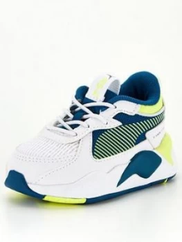 Image of Puma Rs-X Hard Drive Infant Trainers - White/Multi