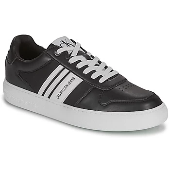 Image of Calvin Klein Jeans CUPSOLE LACEUP OXFORD PU-NY mens Shoes Trainers in Black