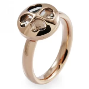 Image of Ladies Folli Follie PVD rose plating Size P H4H Win Ring