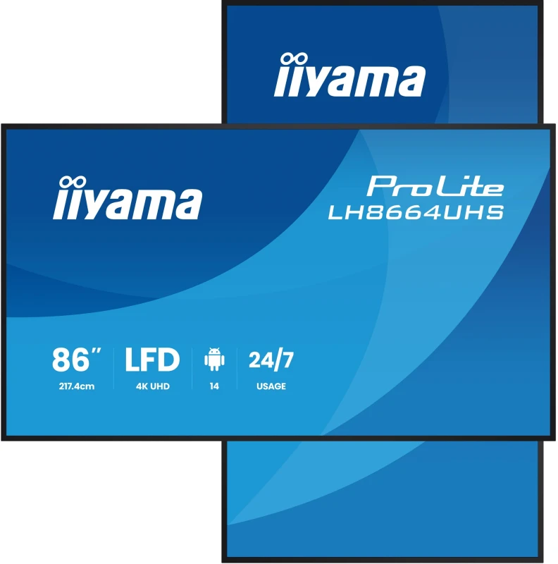 Image of iiyama LH8664UHS-B3AG Signage Display Digital signage flat panel 2.17