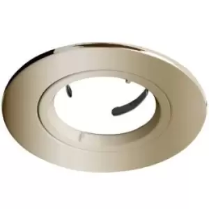 Image of Aurora Enlite E5 Fixed IP65 Aluminium Downlight Bezel Satin Nickel - EN-BZE5SN
