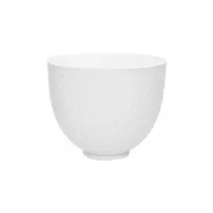 Image of KitchenAid Ceramic Mermaid Lace 4.8L Mixer Bowl - White