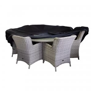 Image of Heavy Duty Round 6 Seat Polyester Cover