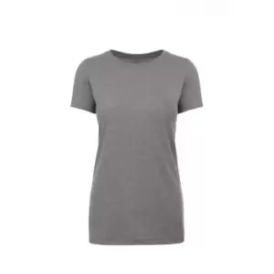 Image of Next Level Womens/Ladies CVC T-Shirt (M) (Dark Heather Grey)