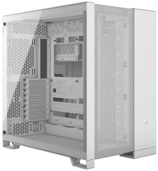Image of CORSAIR 6500D AIRFLOW Mid-Tower Dual Chamber PC Case - White