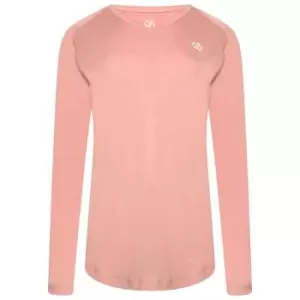 Image of Dare 2b Discern Long Sleeve Performance T-Shirt - Pink