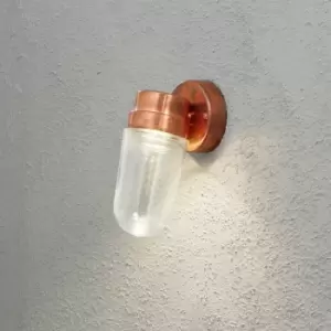 Image of Konstsmide Vega Outdoor Classic Wall Lamp Copper LED 8W, IP54